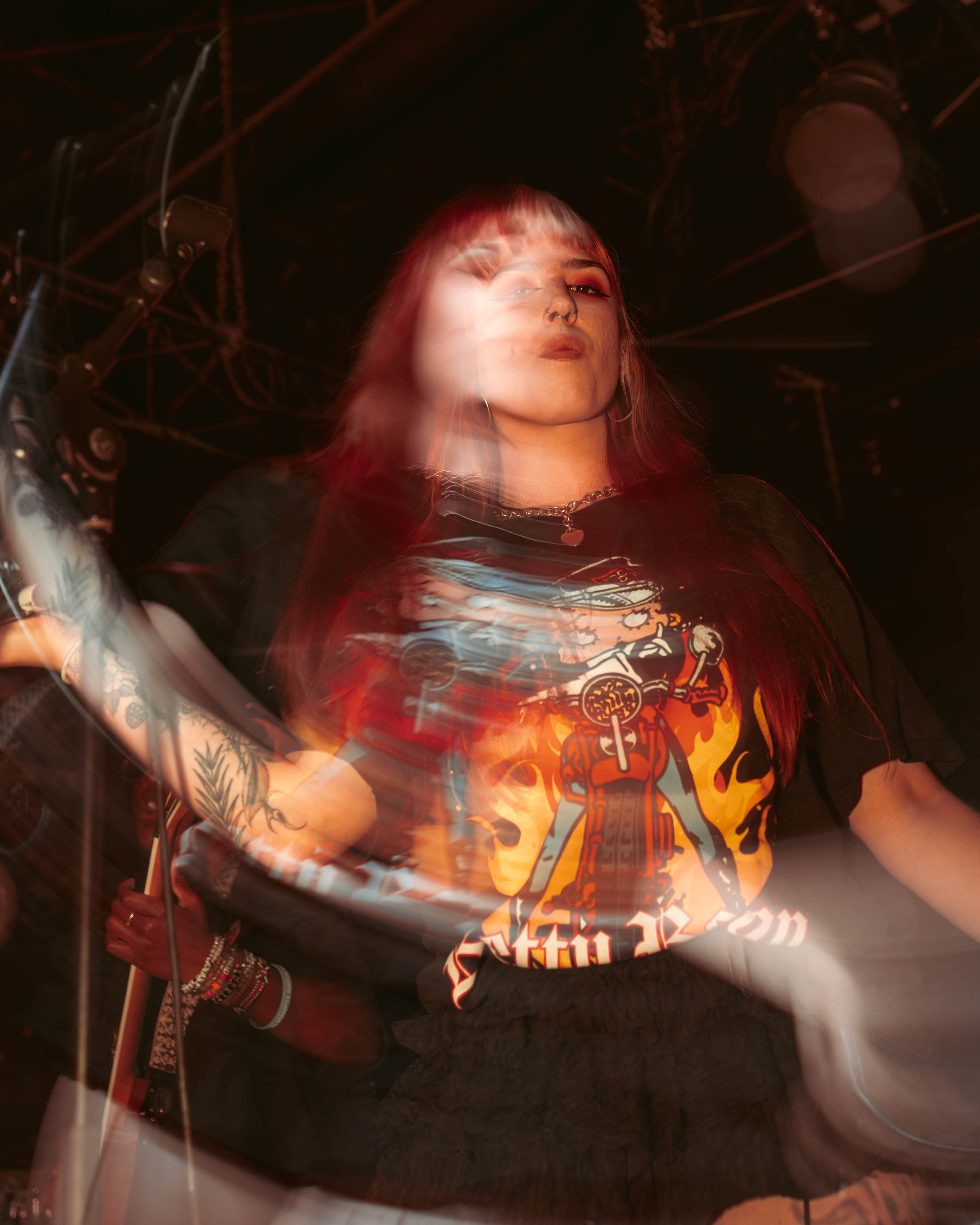 Bite Marks performing together onstage